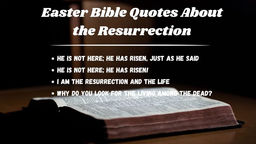 Easter Bible Quotes About the Resurrection
