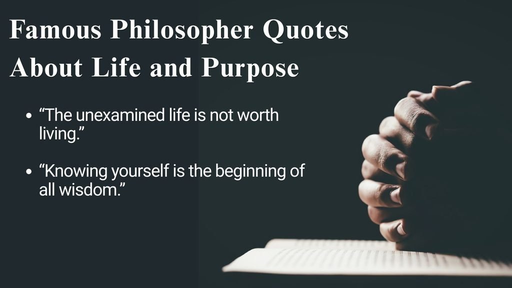 Famous Philosopher Quotes About Life and Purpose