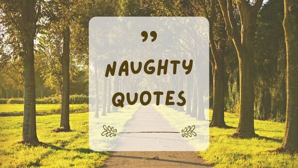 Naughty Quotes | Funny, Playful, and Cheeky Sayings