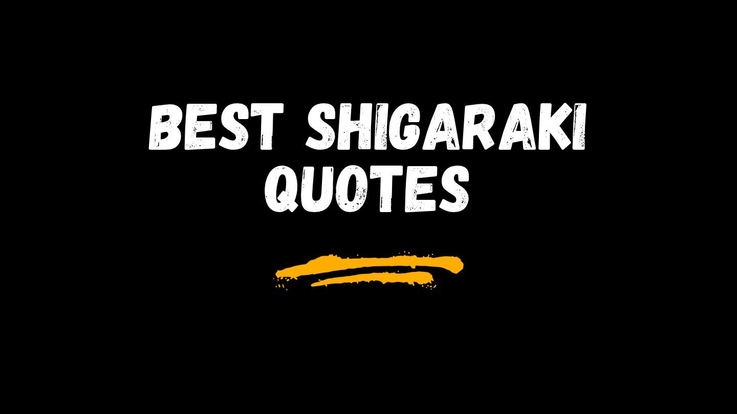 Best Shigaraki Quotes