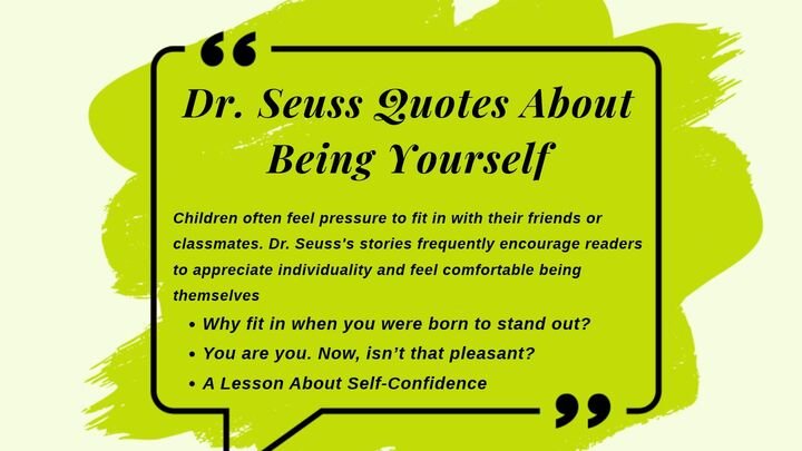 Dr. Seuss Quotes About Being Yourself